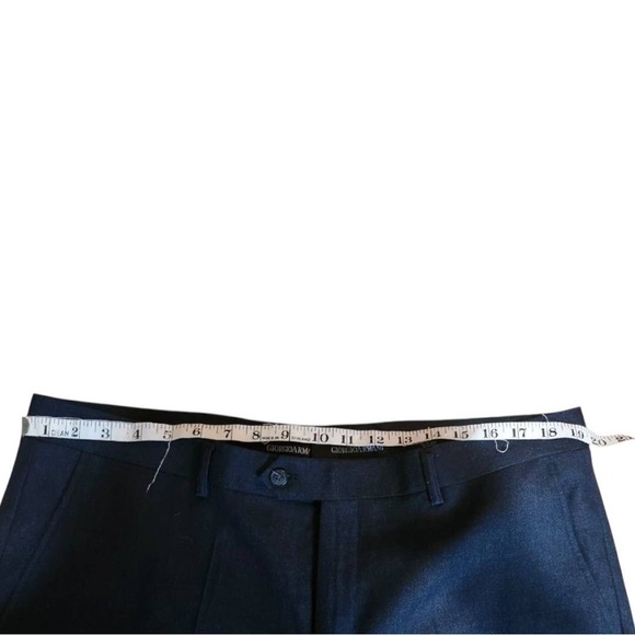 Giorgio Armani Le Collezioni Dark Grey Pants Size 38 Wide - Picture 6 of 7